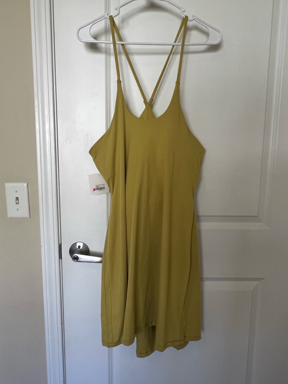 Covet Women’s Strappy V-Neck Dress in Olive 3XL NWT